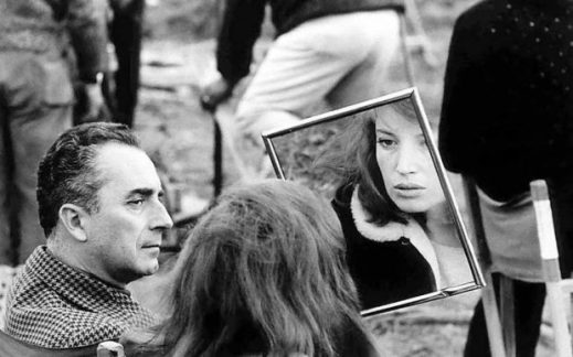 Monica-Vitti-e-Michelangelo-Antonioni-sul-set-di-Deserto-Rosso-620x388
